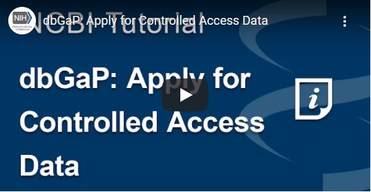 Apply for Controlled Access Data flyer